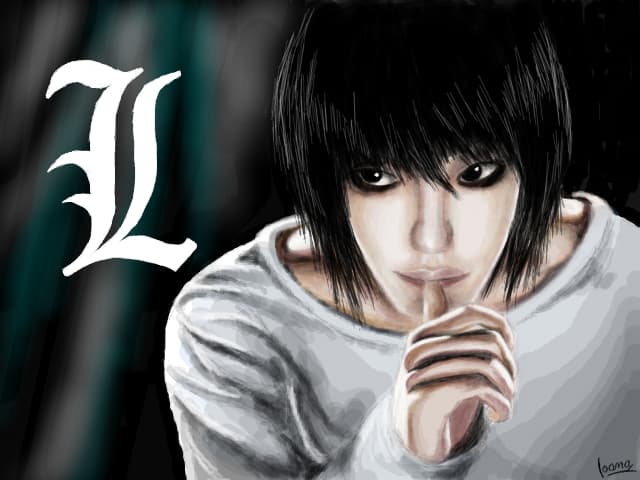 L [ Death Note ] personajul meu preferat din anime :X:X:X