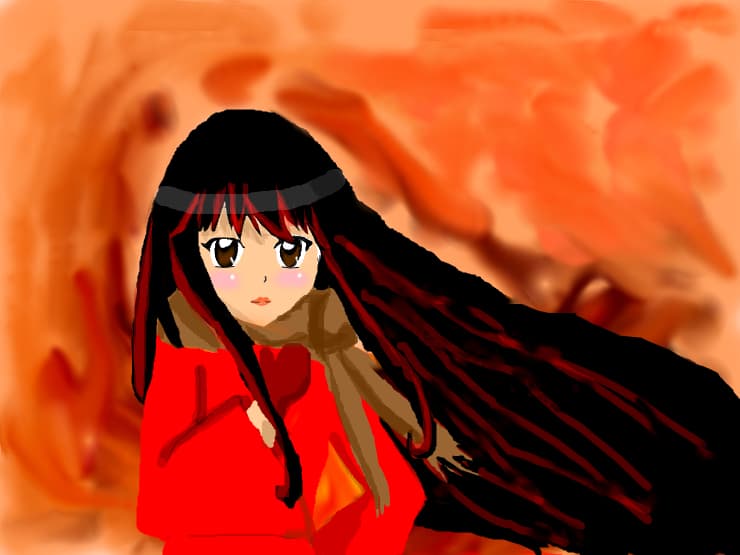 anime girl autum din imaginatie(dati mare)
