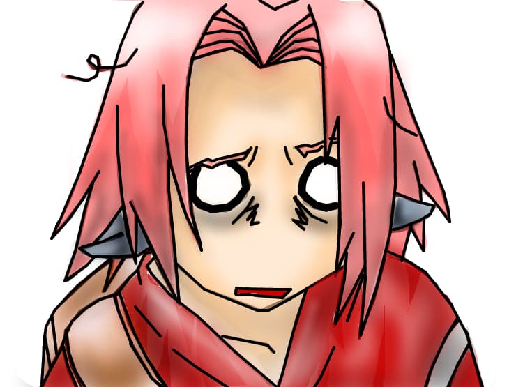 Sakura funny face