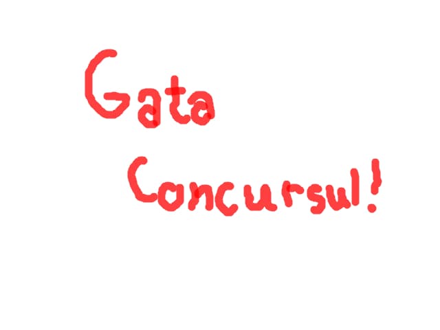 gata concursul