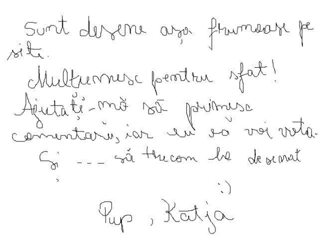 Multumesc pentru sfat!