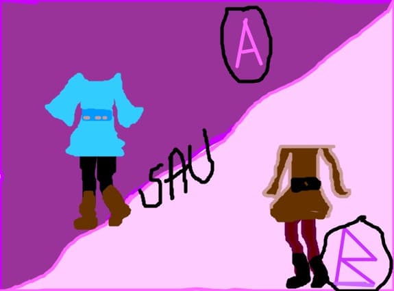 a sau b