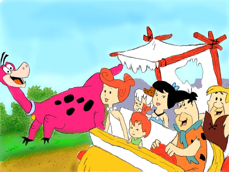 happy 50 years +2 days  b-day , Flinstones!!!