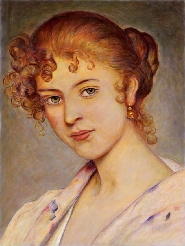 Portrait of a young lady ( dupa Eugene von Blaas)