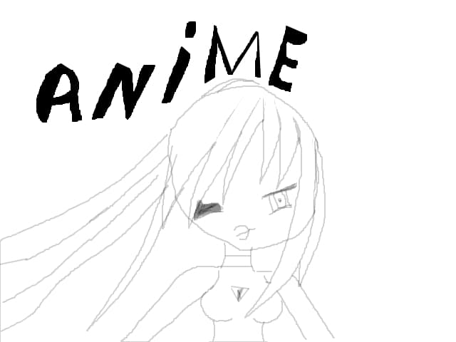 a girl anime
