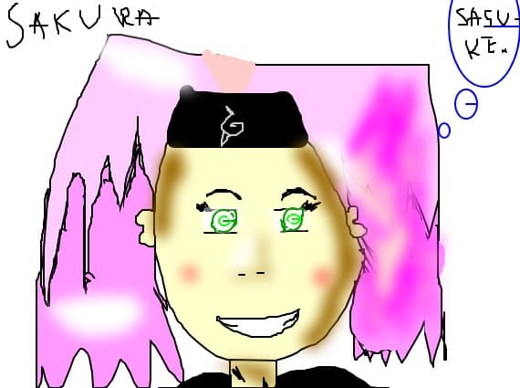 sakura se ganseste la sasuke