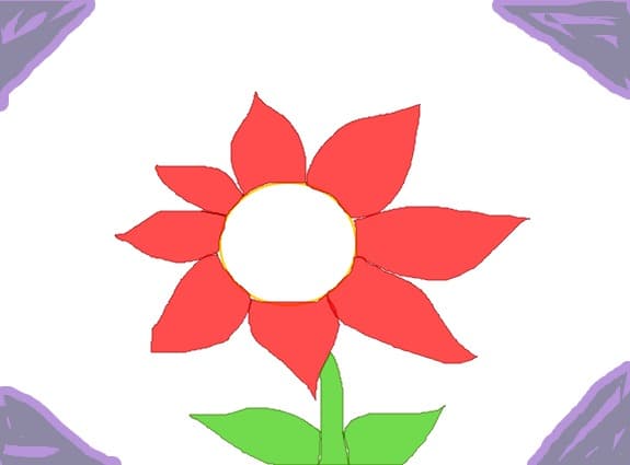 o floare...