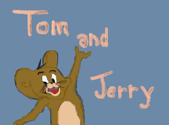 Tom and Jerry(dati de aproape,se vad detaliile)