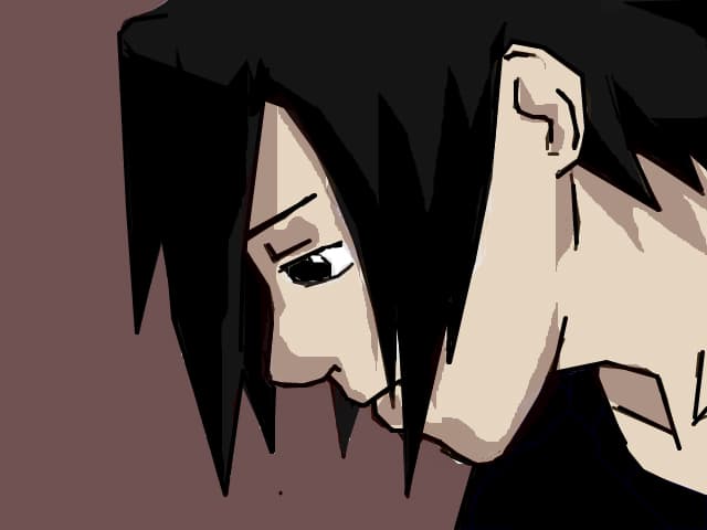 Sasuke sad