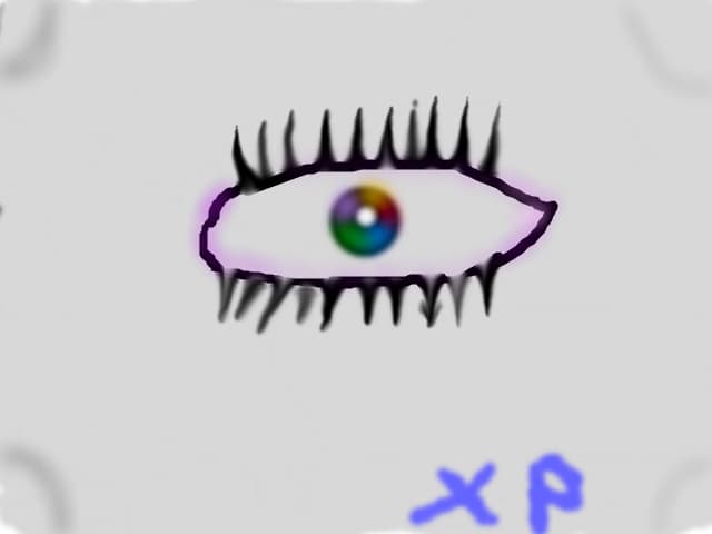 ochi colorat