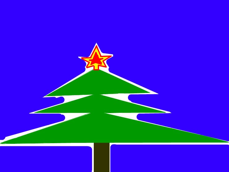 bradul de craciun
