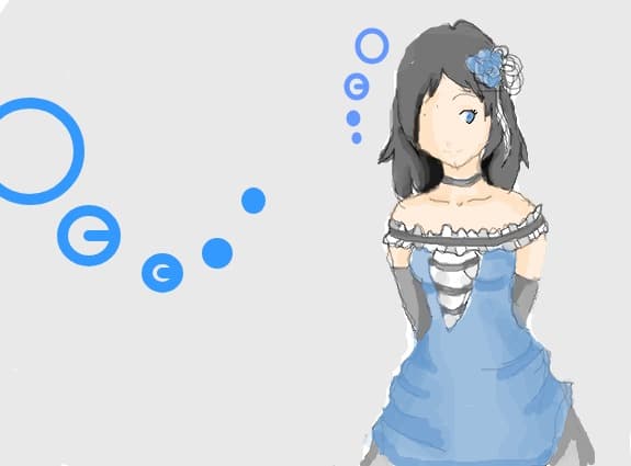 blue lady