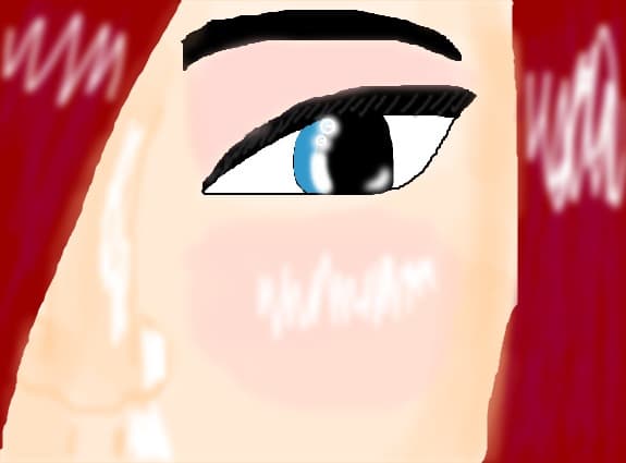 blushed eye