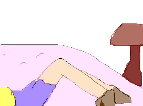 sleepy girl