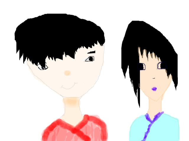 two cute kids