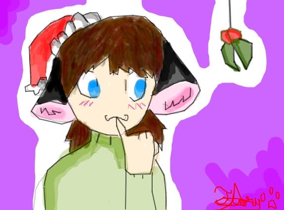 ~Kiss me under the Mistletoe~ (tablet drawing)