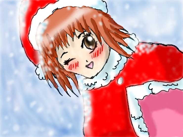 Anime Girl - Fuyu (Winter)  ~ Merii Kurisumasu!! ^^
