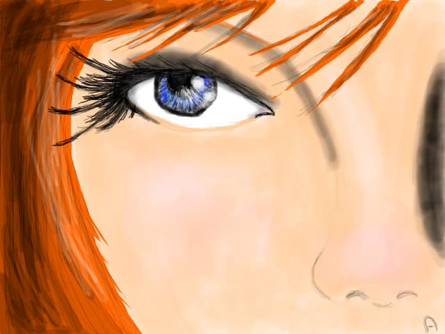 He likes a girl with orange hair