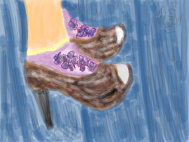 Pantofi in picioare