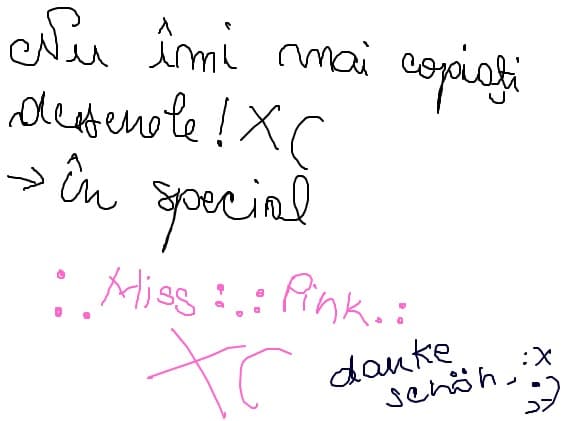 NU IMI MAI COPIATI DESENELE!