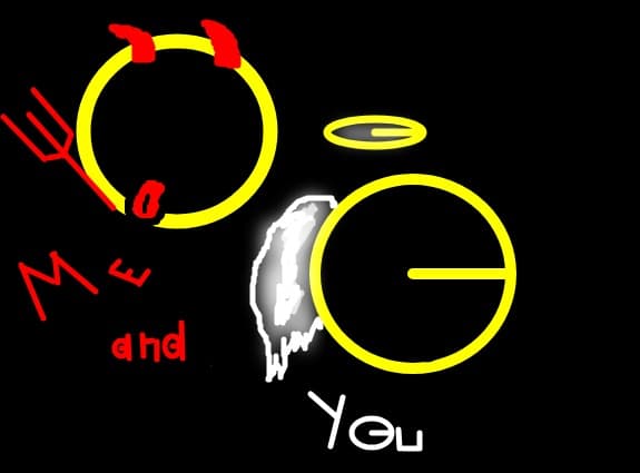 Evil and Angel