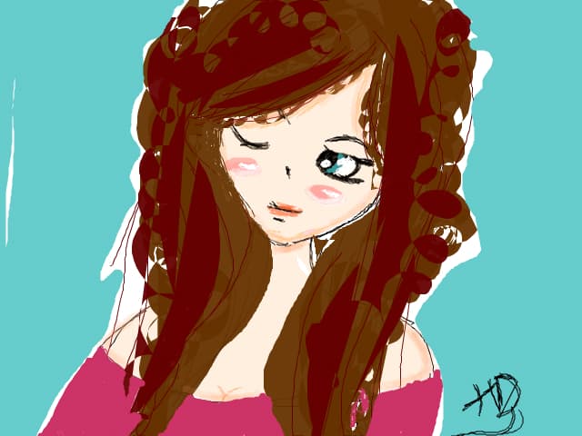 a cute girl