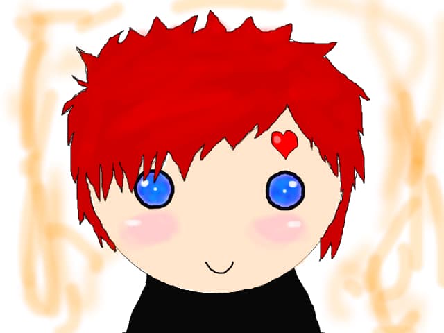 Chibi Gaara va ureaza un an nou fericit!