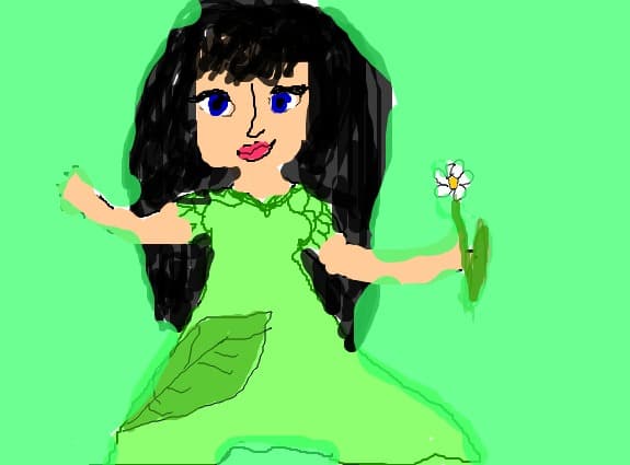 zana floricica si frunzulita