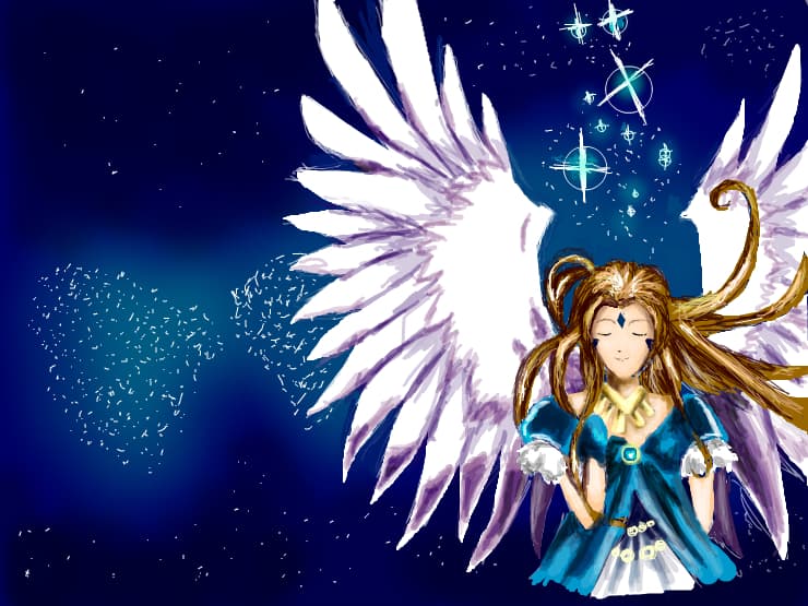 Anime angel-we have to say goodbye!