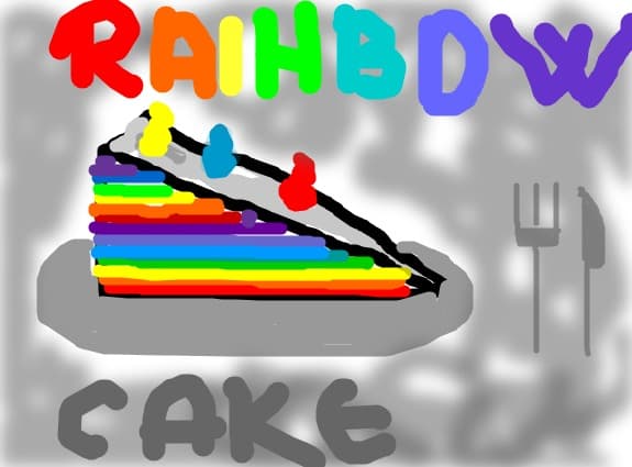 rainbow cake