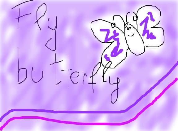 fly butterfly