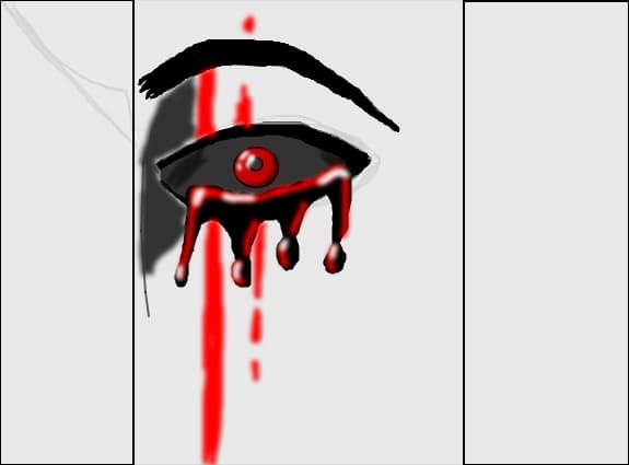 black blooded eye