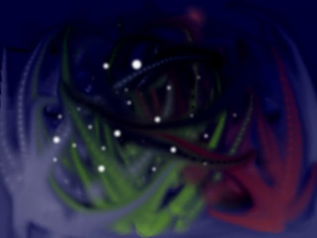Abstract marine life