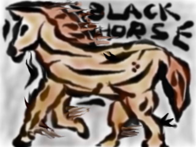 black horse legend