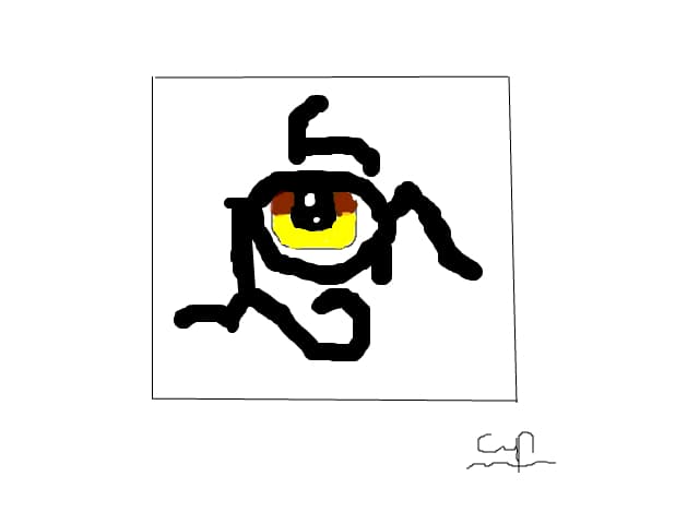 Tribal Egyptian Eye Tattoo