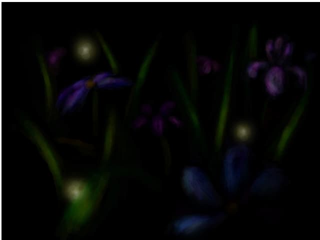 not all the flowers are sleeping