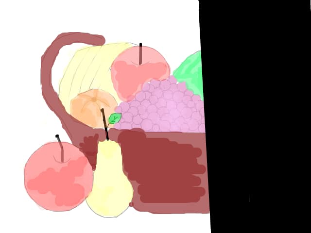 cos cu fructe