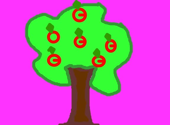 Tree witch Apples