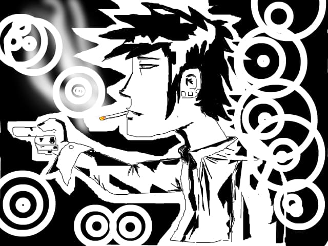 Have a smoke in the black&amp;white World