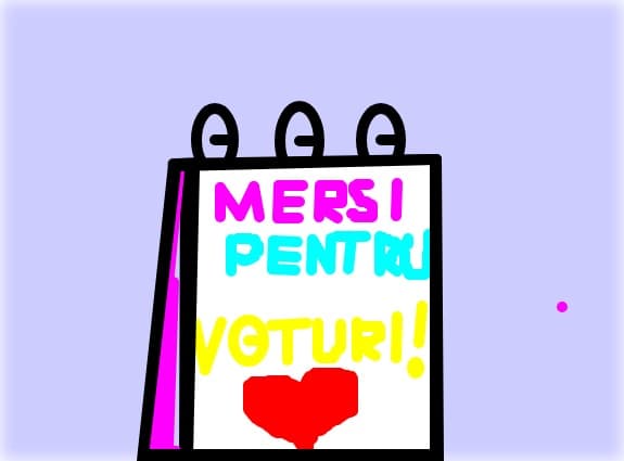 Mersi pentru voturi si comentarii,Carnetelul cu Schitze!