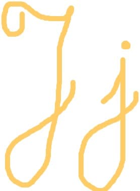 litera j