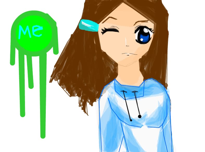 me in anime stile