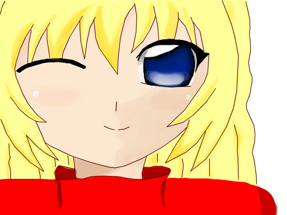 anime girl ~desenul 200~ (mare se vede terminat)