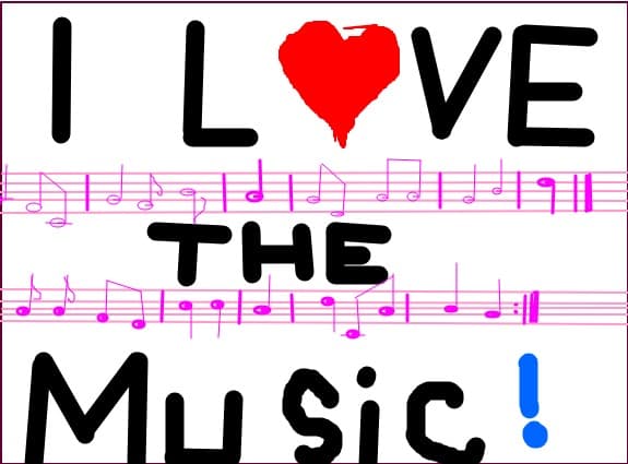 I LOVE THE MUSIC