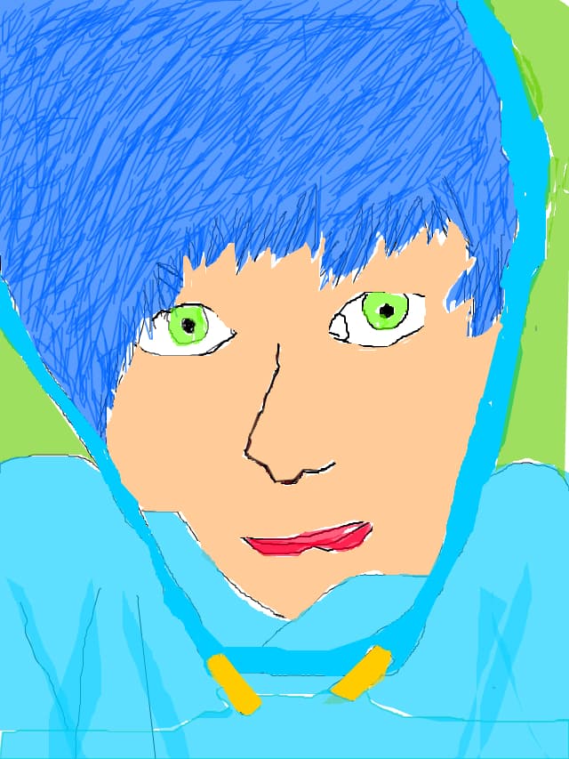 Blue hair