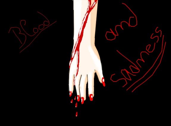 blood &amp; sadness