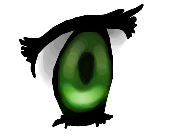 green eye