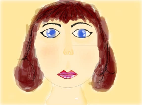 One girl