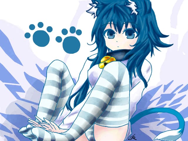 Anime cat girl