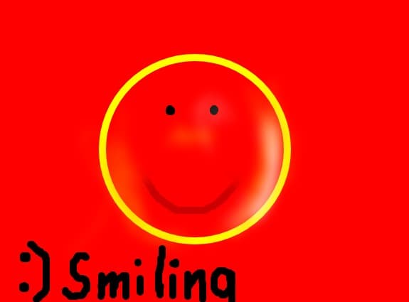 smiling